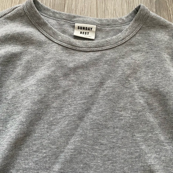 Sunday Best baby waffle long sleeve - Picture 3 of 8